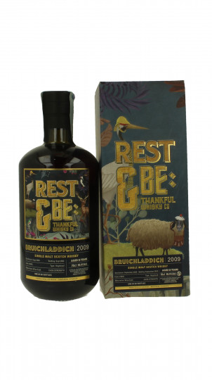 BRUICHLADDICH 12 Years Old 2009 70cl 60.3% Rest & be Thankful Whisky Company