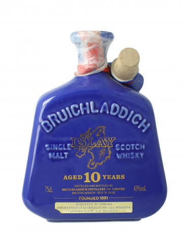 Bruichladdich Islay Scotch Whisky 10  Year Old - Bot.80's 75cl 43% OB- Ceramic decanter