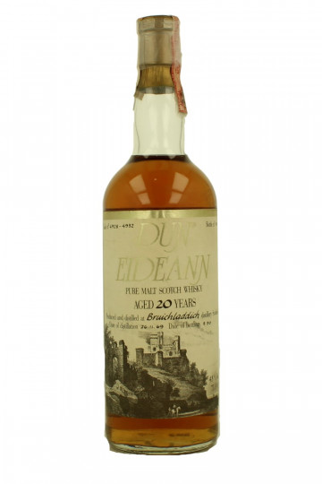 Bruichladdich Islay  Scotch Whisky 20 Year Old 1969 1990 75cl 43% Dun Eideann -Cask 4928-4932