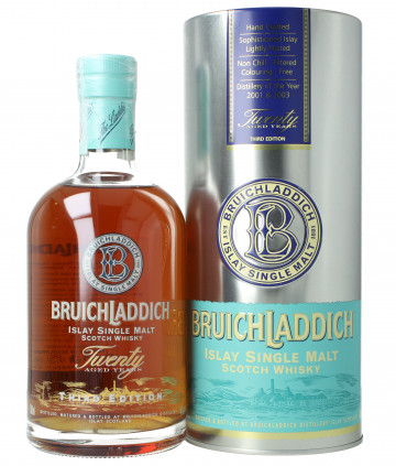 Bruichladdich  Islay Scotch Whisky 20 Years Old 70cl 46% Ob- Third Edition