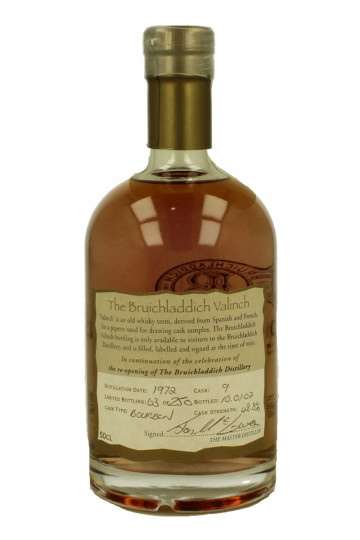 Bruichladdich Valinch Islay  Scotch Whisky  1972 2002 50cl 48.8% OB-Bourbon Cask n 9