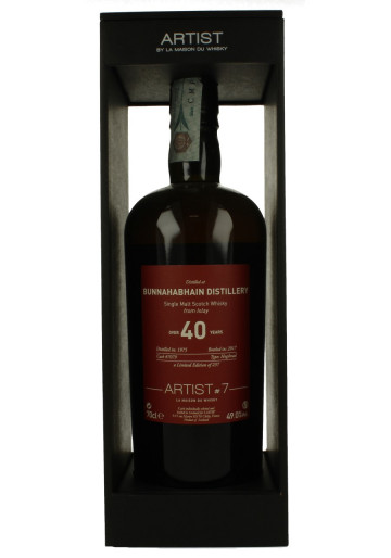 BUNNAHABHAIN 40yo 1975 2017 70cl 49% Lmdw - Artist #7079