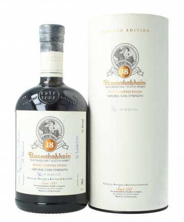 Bunnahabhain Islay  Scotch Whisky 18 Years Old 70cl 51.4% OB- Feis Ile 2010 Single cask 3180