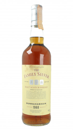 Bunnahabhain Islay  Scotch Whisky 1968 70cl 40% The Family Silver