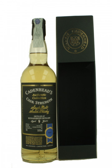 BUNNAHABHAIN Islay Single Malt 9 Years Old 2009 2018 70cl 58.8% Cadenhead -