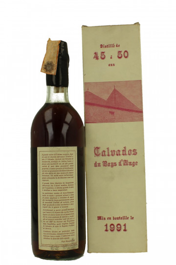 CALVADOS DU PAYS D'AUGE  ADRIEN CAMUT 45 and  50 Years Old bottled 1991 70cl 40% Moon Import- Only 96 bottles produced this is the n. 21