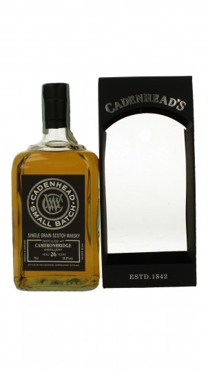 CAMERONBRIDGE 26 years old 1989 2015 70cl 56.6% Cadenhead's - Small Batch