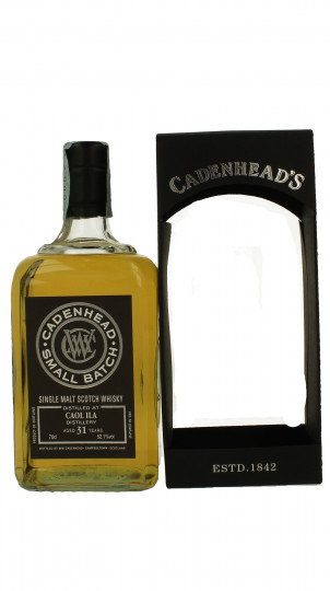 CAOL ILA 31 Years Old 1984 2016 70cl 52.1% Cadenhead's - Small Batch