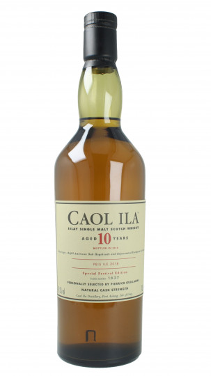 Caol Ila Islay  Scotch Whisky 10 year old 70cl 58.2% Ob- Feis ile 2018