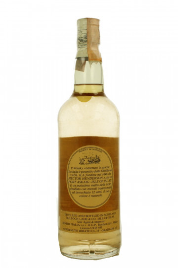 Caol Ila Islay Scotch Whisky 12 Year Old Bot 1980's 75cl 43% Bulloch Lade Co. Zenith Bonfanti