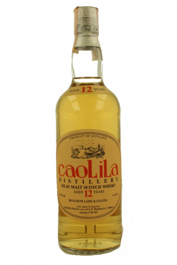 Caol Ila   Islay Scotch Whisky 12 Years Old - Bot.70's-80's 75cl 43% OB-