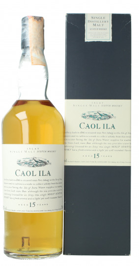 Caol Ila Islay  Scotch Whisky 15 Year Old bottled 1991 70cl 43% Ob-Flora & fauna