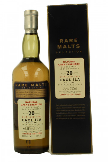 Caol Ila Islay Scotch Whisky 20 Years Old 1975 70cl 61.18% OB-Rare Malts Selection