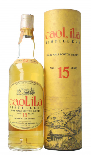 Caol Ila slay Single Malt Scotch Whisky 15 Year Old - Bot.80's 75cl 57% OB - Zenith Bonfanti import