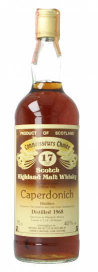 Caperdonich Speyside Scotch Whisky 1968 75cl 40% Gordon MacPhail  -Connoisseurs Choice Brown Label