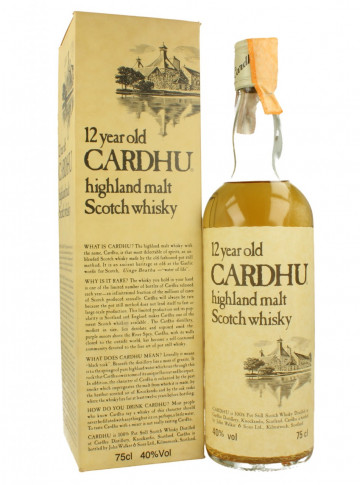 CARDHU 12yo 75cl Bot.80's 40% OB