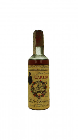 CARLOS I- PEDRO DOMECQ Bot.1940/50's 35cl 42% Double label