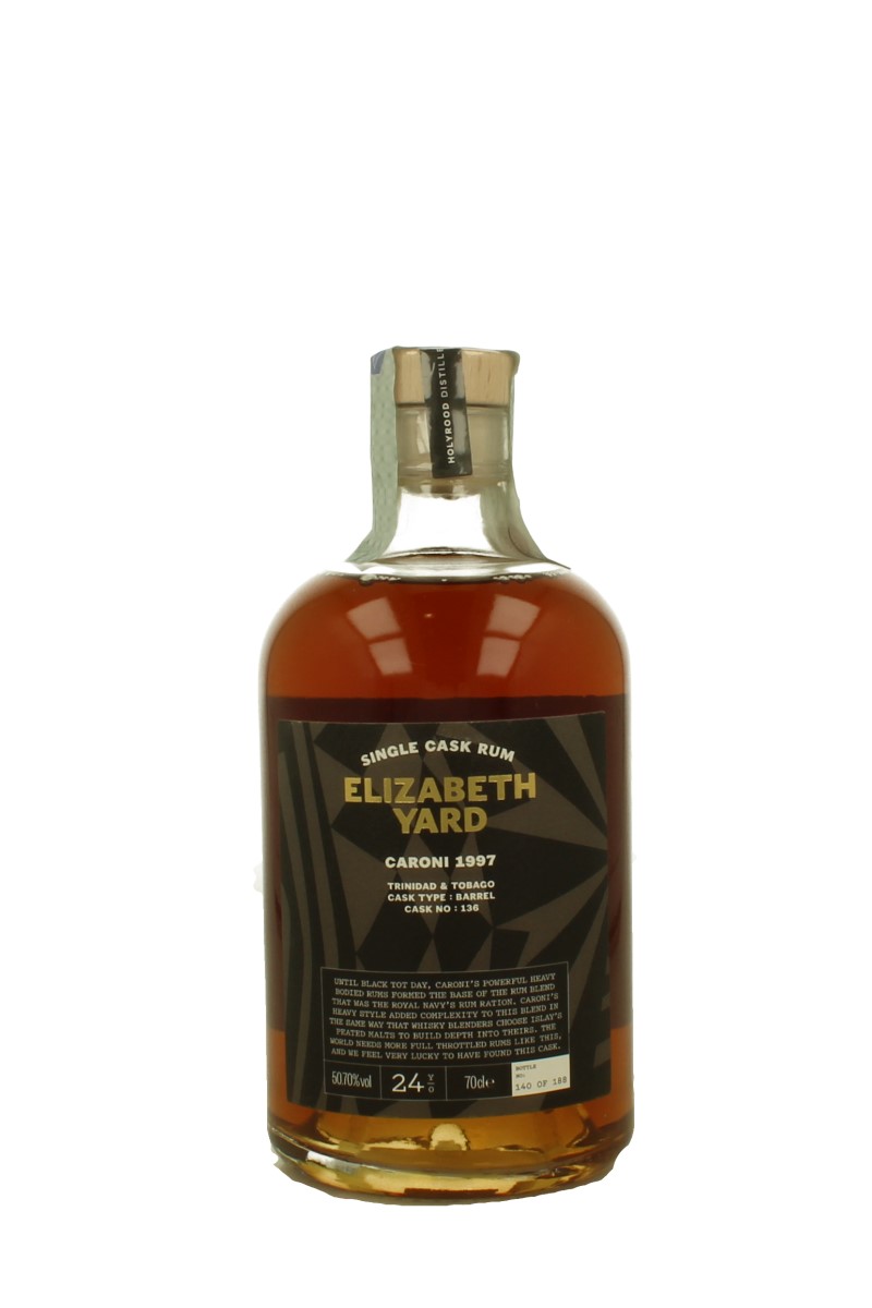 Caroni Trinidad Rum 24 Years Old 1997 70cl 50.7% Elizabeth Yard ...