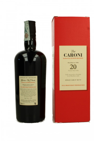 Caroni Trinidad Rum -Begnoni Giuseppe Edition 20 Year Old 1996 2016 70cl 70.7% Velier Single cask R 3719