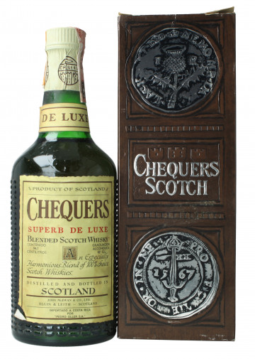 Chequers Blended Scotch Whisky - Bot.60's or 70's 94cl 43%