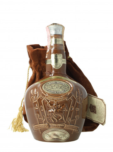 CHIVAS ROYAL SALUTE 21 Year Old Bot.90's 70cl 40% CERAMIC BROWN 0,85 Kg