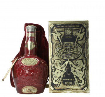 CHIVAS Royal Salute Blended Scotch Whisky 21 Year Old Bot.90's 70cl 40% Red Ceramic - Blended- 1,4 Kg