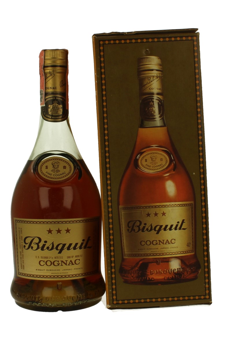 COGNAC BISQUIT 3 Stars - Bot.70-80's 75cl 40% - Products - Whisky