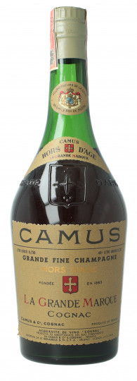 COGNAC CAMUS HORS D'AGE BOTTLED IN THE 60'S /70'S 75cl 40%