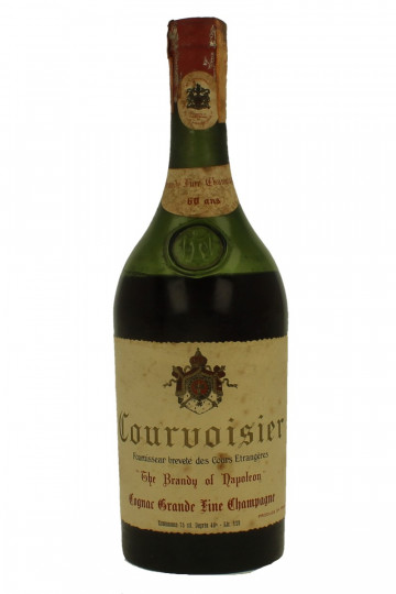 COGNAC Courvoisier 60 years old Bot 60/70's 70cl 40% Distilled end of 1800 or early 1900 little be low level