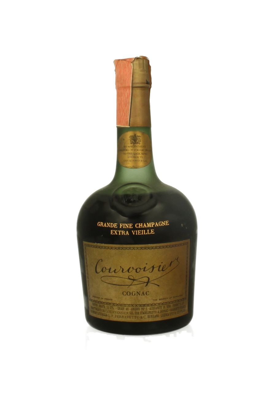 COGNAC COURVOISIER EXTRA VEILLE 73 CL 40% VERY VERY OLD BOTTLE BAD 