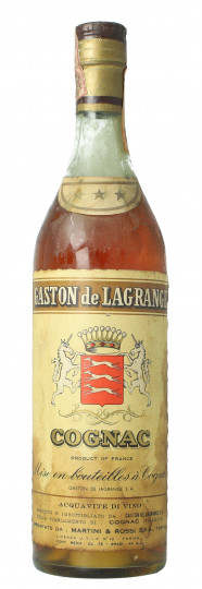 COGNAC GASTON De LAGRANGE 3 Star Bottled 1950 circa 75cl 40% OB