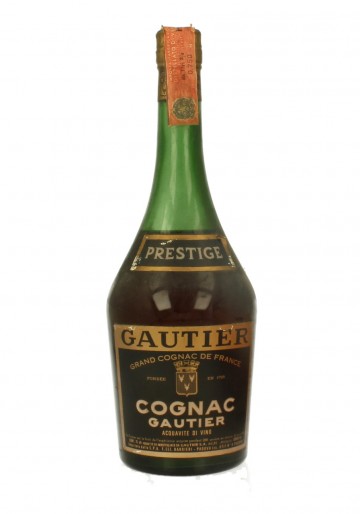 COGNAC GAUTIER   PRESTIGE 75 CL 40 % BOTTLED IN THE 60'S -70'S