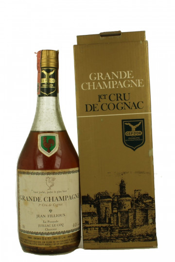 COGNAC JEAN FILLIOUX Grande Champagne 1 Cru Bot 80's 70cl 40%