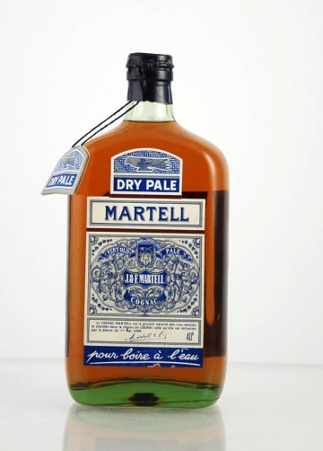 COGNAC MARTELL DRY PALE SQUARE TIN CAP