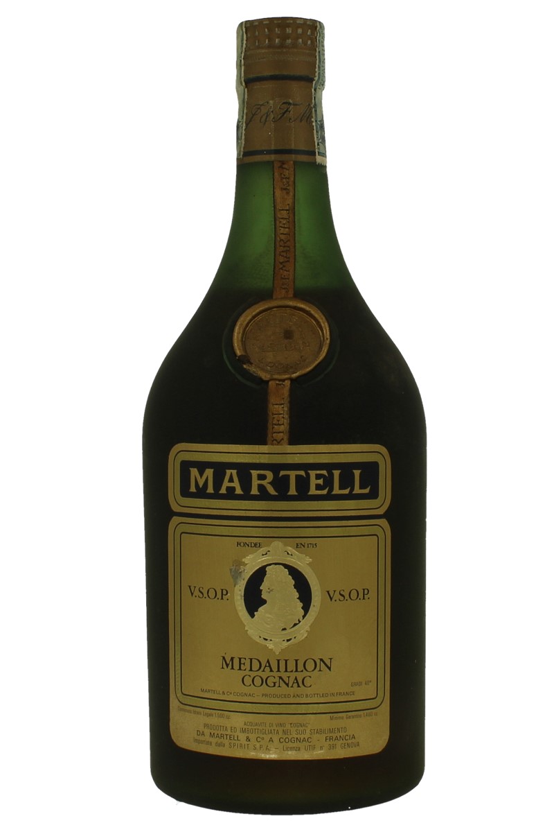 COGNAC MARTELL medallon Vsop Bot 60/70's 150cl 40% Magnum - Products -  Whisky Antique, Whisky & Spirits