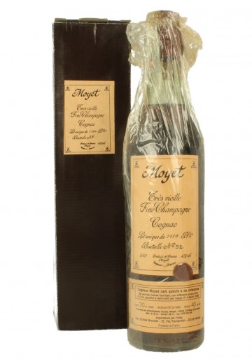 COGNAC MOYET  TRES VEILLE FINE CHAMPAGNE  70 CL 40% ONLY 2120  BOTTLES 