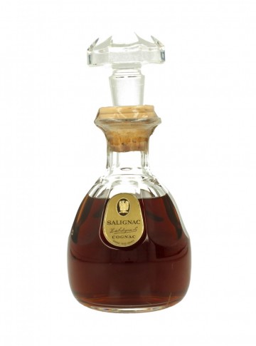 COGNAC SALIGNAC  CRYSTAL DECANTER  70 CL 40 %