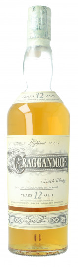 CRAGGANMORE 12yo Bot.90's 70cl 40% OB