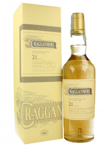 CRAGGANMORE Speyside Scotch Whisky 21 year old 1989 2010 70cl 56% OB