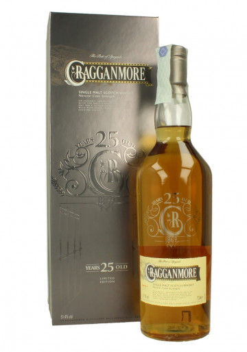 CRAGGANMORE Speyside Scotch Whisky 25 Year old Bot.2014 51.4% OB - Special Release