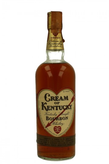 CREAM OF KENTUCKY  Straight Bourbon Whiskey Bot in The 80's 75cl 80 US-Proof