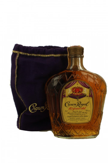 CROWN ROYAL Canadian Whisky 10 Years Old 1975 75cl 40% Seagram
