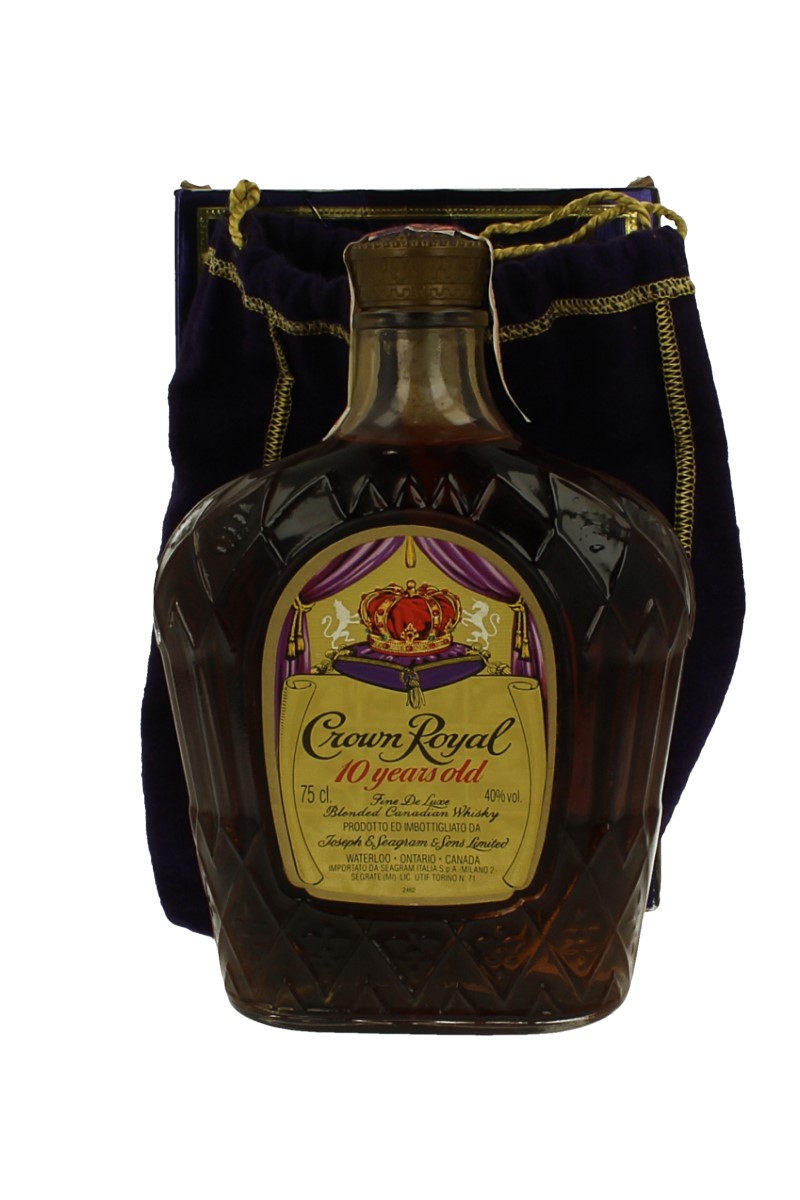 CROWN ROYAL Canadian Whisky 1979 75cl 40% Seagram - Products