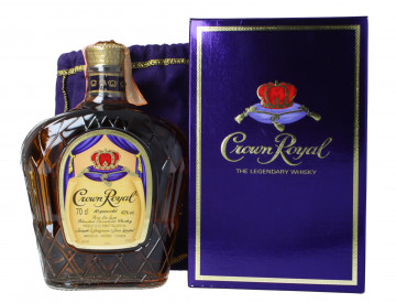 CROWN ROYAL Canadian Whisky Bot in The 90's early 2000 70cl 40% OB