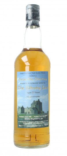 Dallas Dhu Single  Speyside Malt Scotch Whisky 23 Years Old 1981 2005 70cl 53.5% The Whisky Fair -