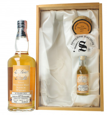 Dallas Dhu Speyside Scotch Whisky 18 Year Old 1978 1997 70cl 59.8% OB-cask 2629 Silent Still with Miniature 5cl