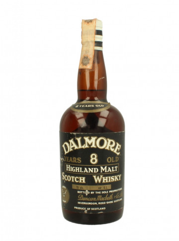 Dalmore Highland Scotch Whisky 8yo Bot.60's 75cl 43% OB - Dumpy Cork stopper