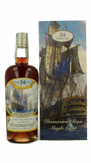 DEMERARA ENMORE 34 years old 1988 2023 70cl 47.9% - Silver Seal - Whisky Antique edition