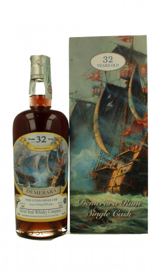 DEMERARA PORT MOURANT 32 years old 1990 2023 70cl 49.2% - Silver Seal - Whisky Antique edition