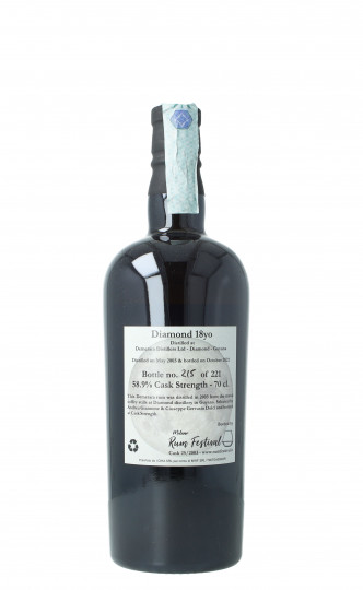 DIAMOND Guyana Rum 18 Years old 2003 2021 70cl 58.9% Milano Rum Festival